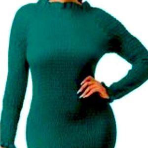Emerald green maxi dress